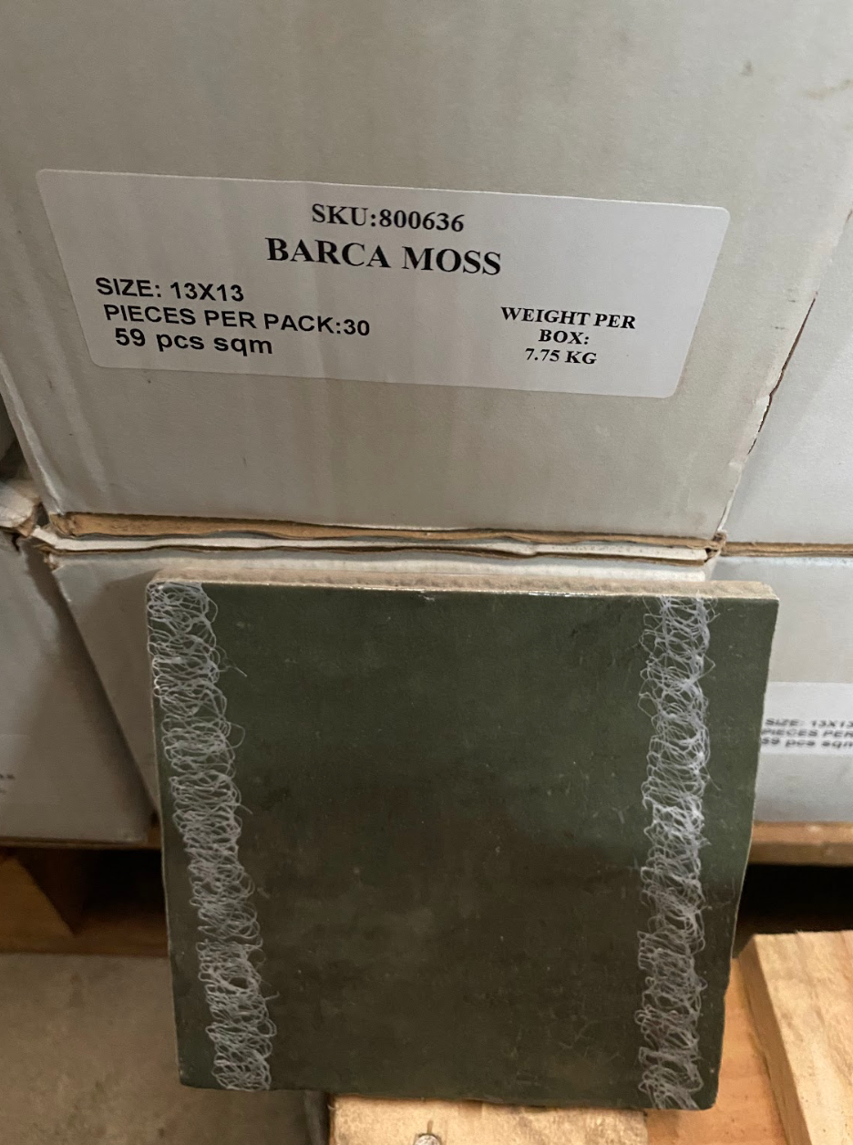 Vernice Moss Tiles 13 X 13cm