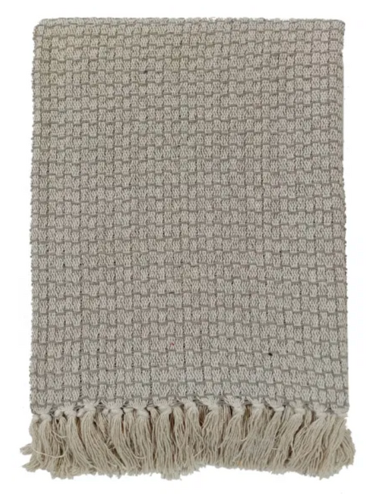 Malini Mejo Silver Throw 130 X 180