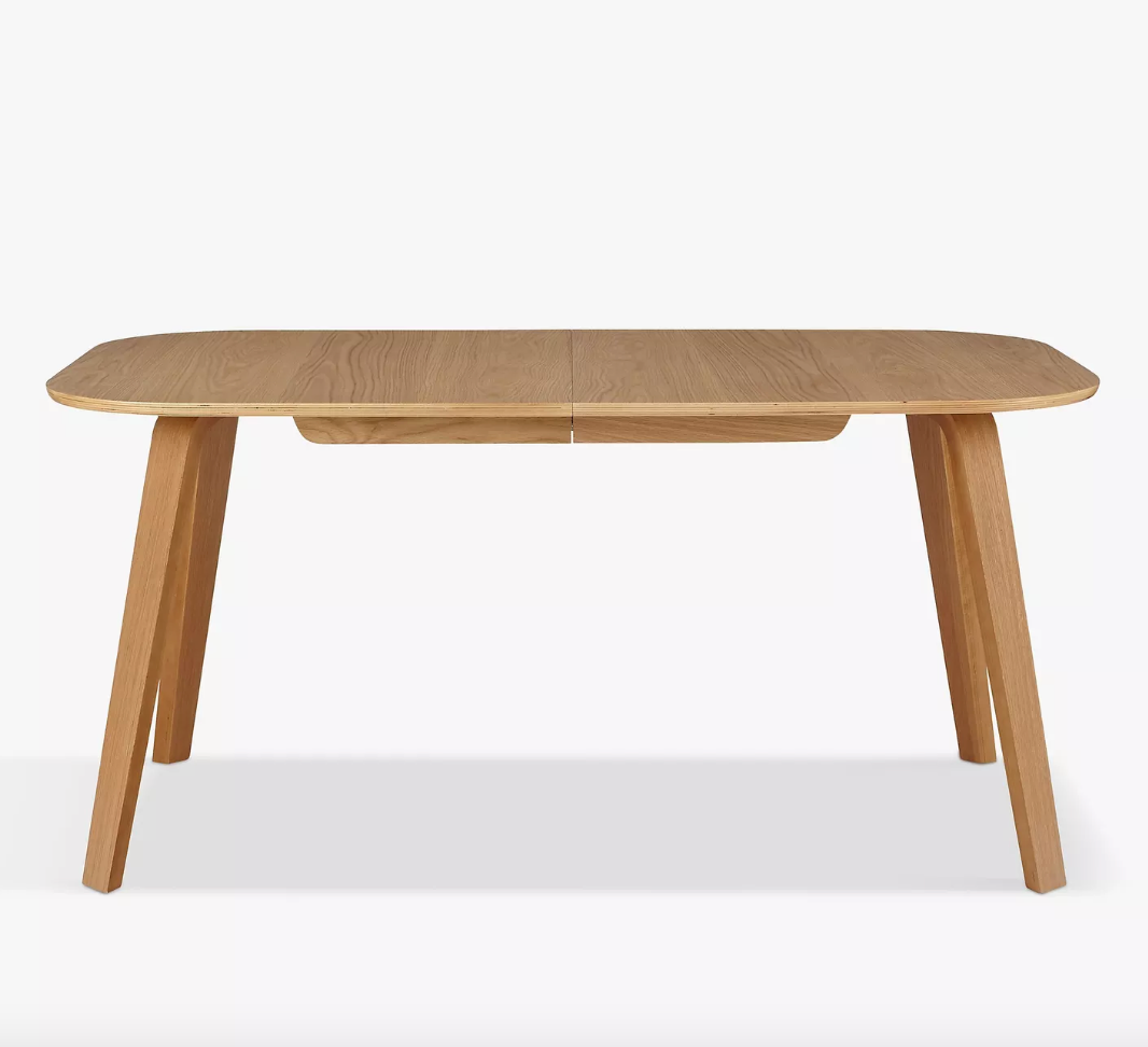 Anton 6-8 Seater Extending Dining Table, Oak H75 X W160 X D90