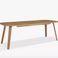 Anton 6-8 Seater Extending Dining Table, Oak H75 X W160 X D90