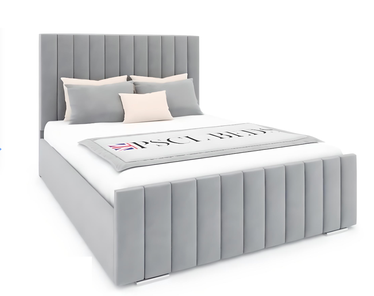 Athens Linear Designer Bed, Double W142 X L206