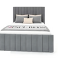 Athens Linear Designer Bed, Double W142 X L206