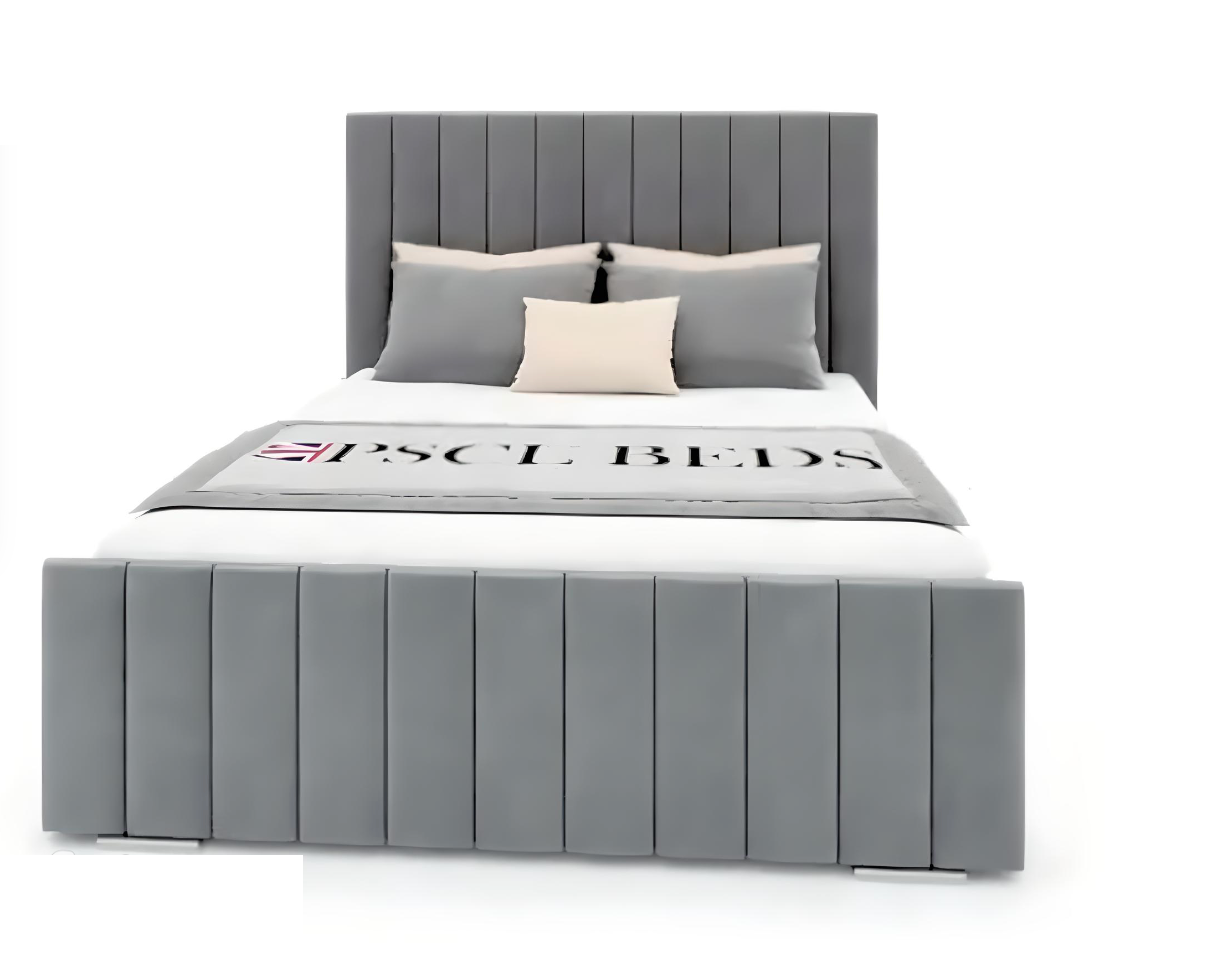 Athens Linear Designer Bed, Double W142 X L206