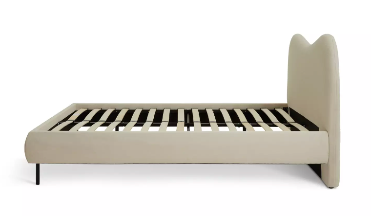 Habitat Orton Small Double Fabric Bed Frame - Natural