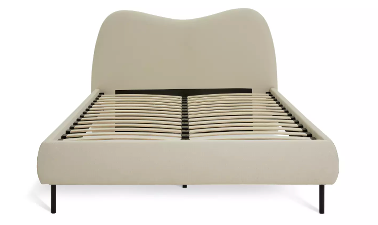 Habitat Orton Small Double Fabric Bed Frame - Natural