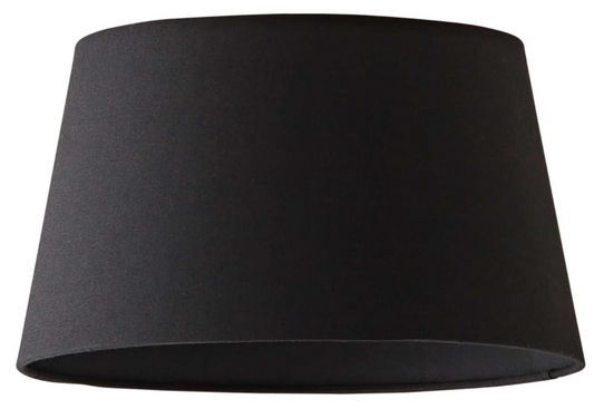 ValueLights | Aspen Black Tapered 25cm Easy Fit Pendant Lamp Shade