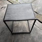 Wrought Iron Side table, 45x40x53