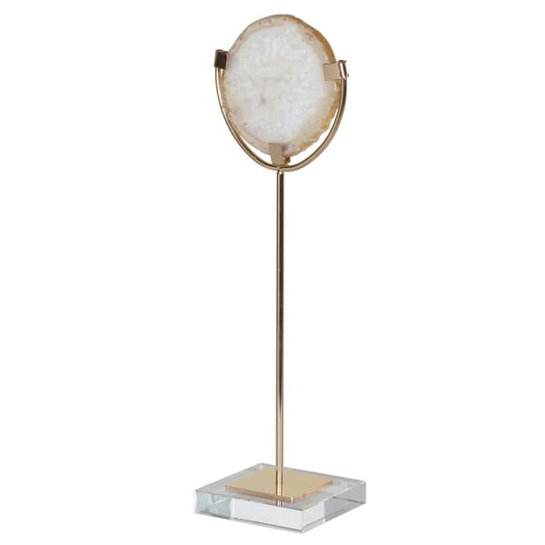 Agate Decoration On Acrylic Stand
