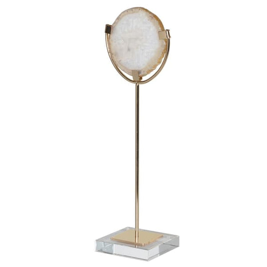 Agate Decoration On Acrylic Stand
