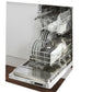 Lamona LAM8304 Integrated Slimline White Control Panel Dishwasher - W448xD550xH818mm