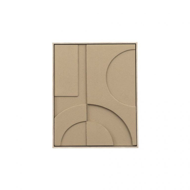 Cassero Relief Framed Art Natural