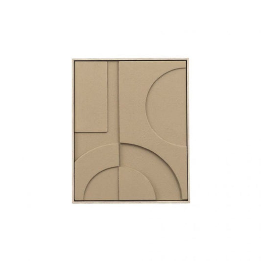Cassero Relief Framed Art Natural