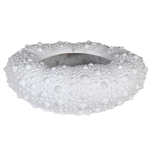 Large White Sea Urchin Bowl