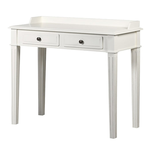 White Fayence 2 Drawer Dressing Table, 80 X 90 X 45cm