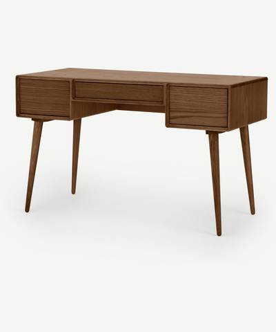 Glenn Desk, Dark Stain Oak (MADE.com), 55x125x76cm