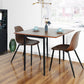 Clinton | Extendable Dining Table with Metal Legs, 45-90x90x76cm