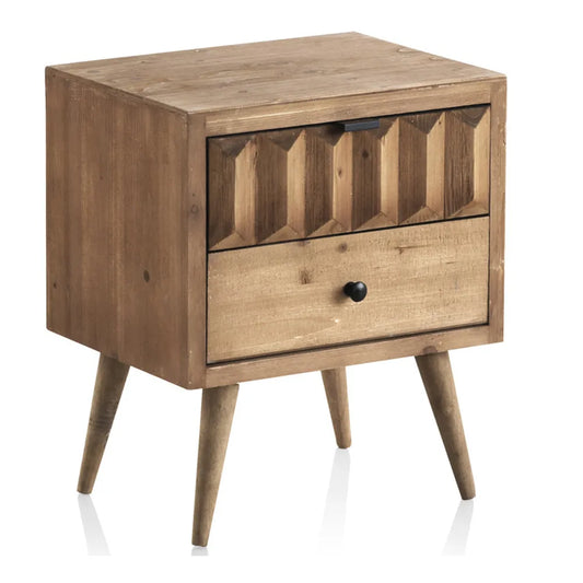 Nocny 2 Drawer bedside table geese-cape-town