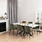 Ines Dining Chair, Loyd Fabric Olive Green 8 - 49.2x57.5x84cm