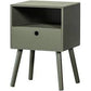 Sammie Nightstand, Warm grey, 53x33x31cm