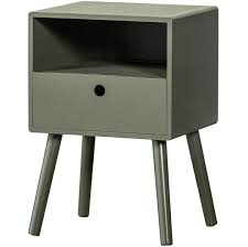 Sammie Nightstand, Warm grey, 53x33x31cm