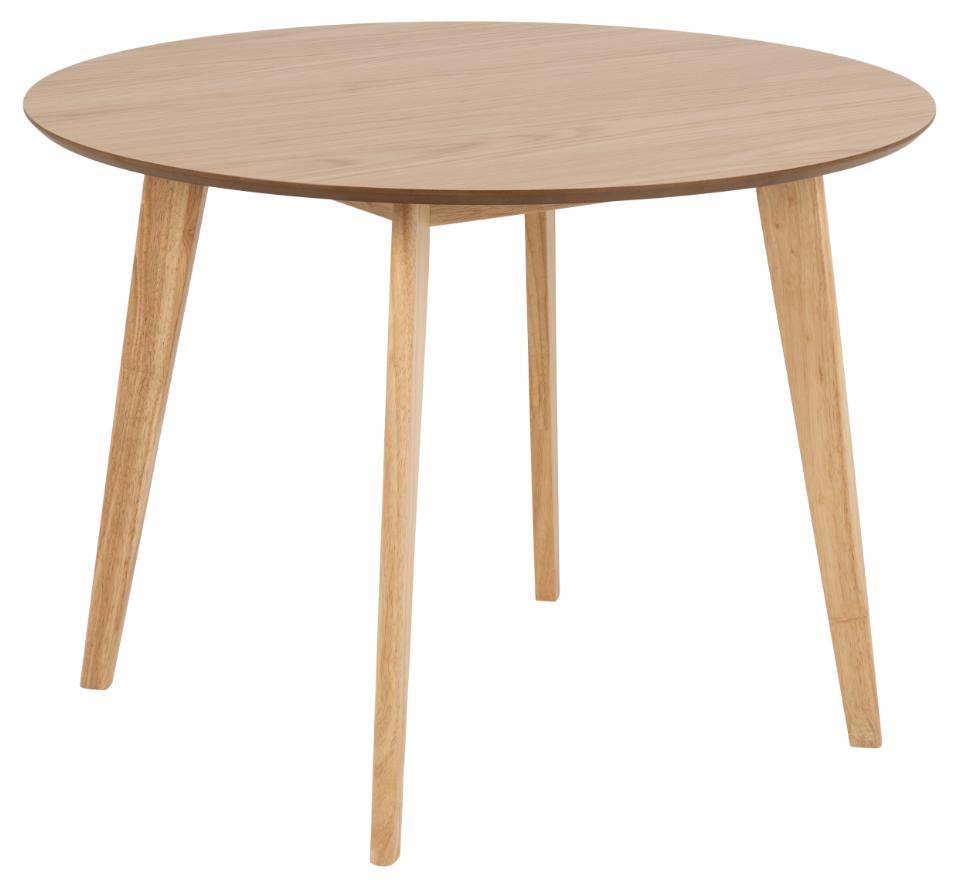 Roxby Dining Table, Veneer Oak AC Lacquered - 105x76 cm