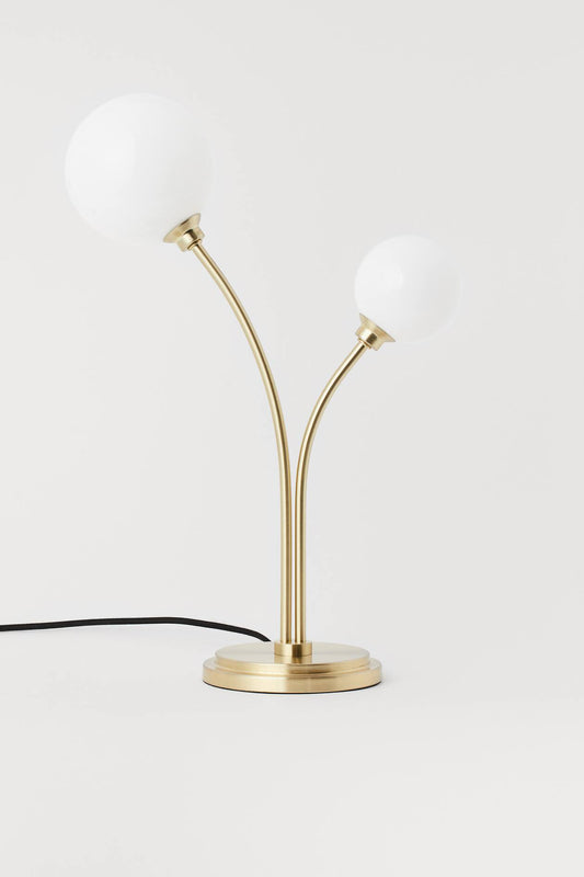 Metal table lamp, Gold,