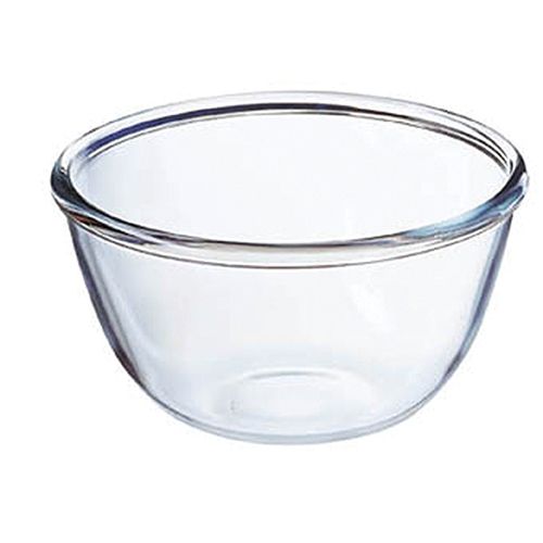 GLASS MIXING BOWL 21CM 1.6LTR