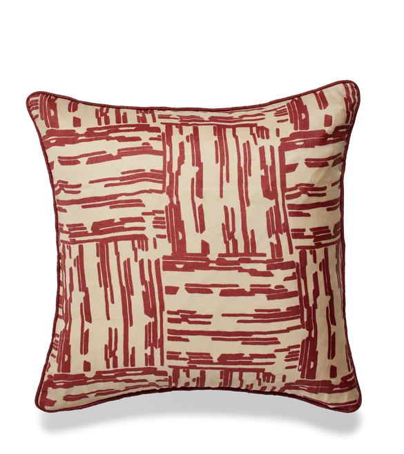 Francis Cushion Cover - Burgundy, 51x51cm
