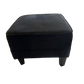 Black Ottoman, 36x50x50cm
