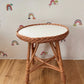 Rattan Table, 42x44cm