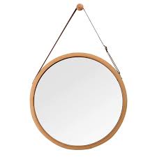 Round Mirror with belt, 76cm
