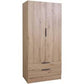 Bali 2 Door 2 Drawer Wardrobe, 176x76x53cm