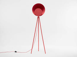 Red Floor Light 160cm tall