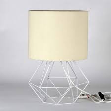 Silver Bedside lamp