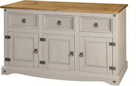 Corona Grey Sideboard, 130x80x45cm