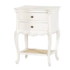 White Bedside Table, 70x50x40cm