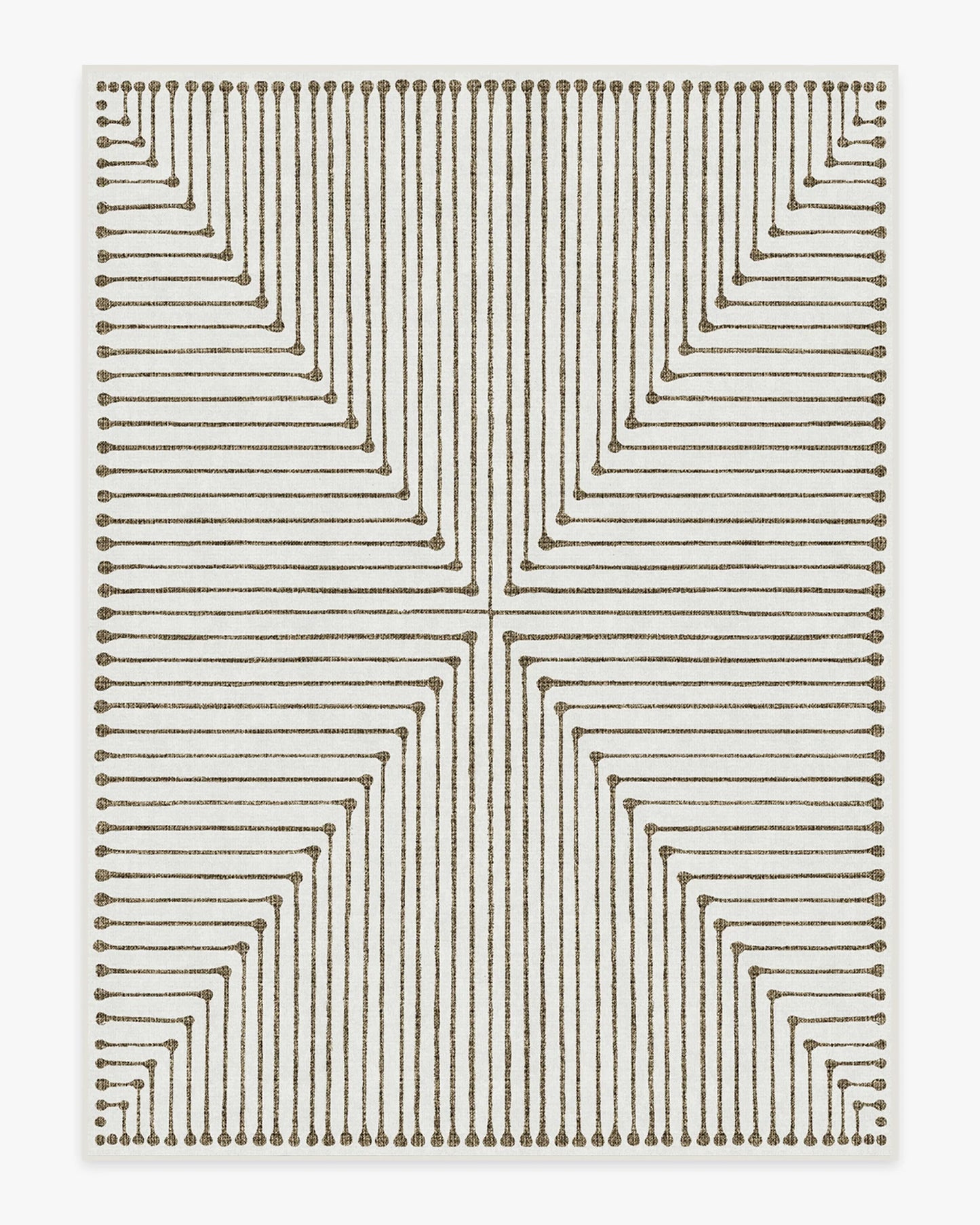 Jonathan Adler Inkdrop Camel & Ivory Tufted Rug, 275x365cm