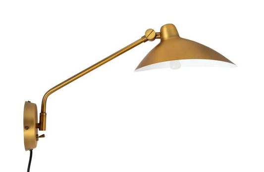 Milton Swing Arm Wall Light by Heal's - Brass