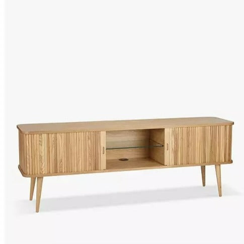 Grayson TV Stand in Large Oak, 160x40x58cm