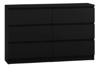 Olhouser 6 Drawer 120Cm W Double Dresser