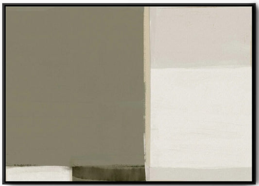 Down To Earth Framed Abstract Canvas Art 75x105cm (Large)