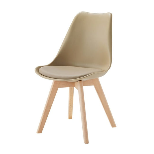 Louvre Chair Putty, W 55.5 X H 81 X D 48.5 cm