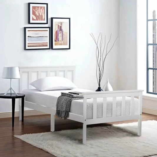 Headen European Single Bed Frame, 98x198x82cm