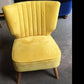 Yellow Accent Chair, 60x80x60cm