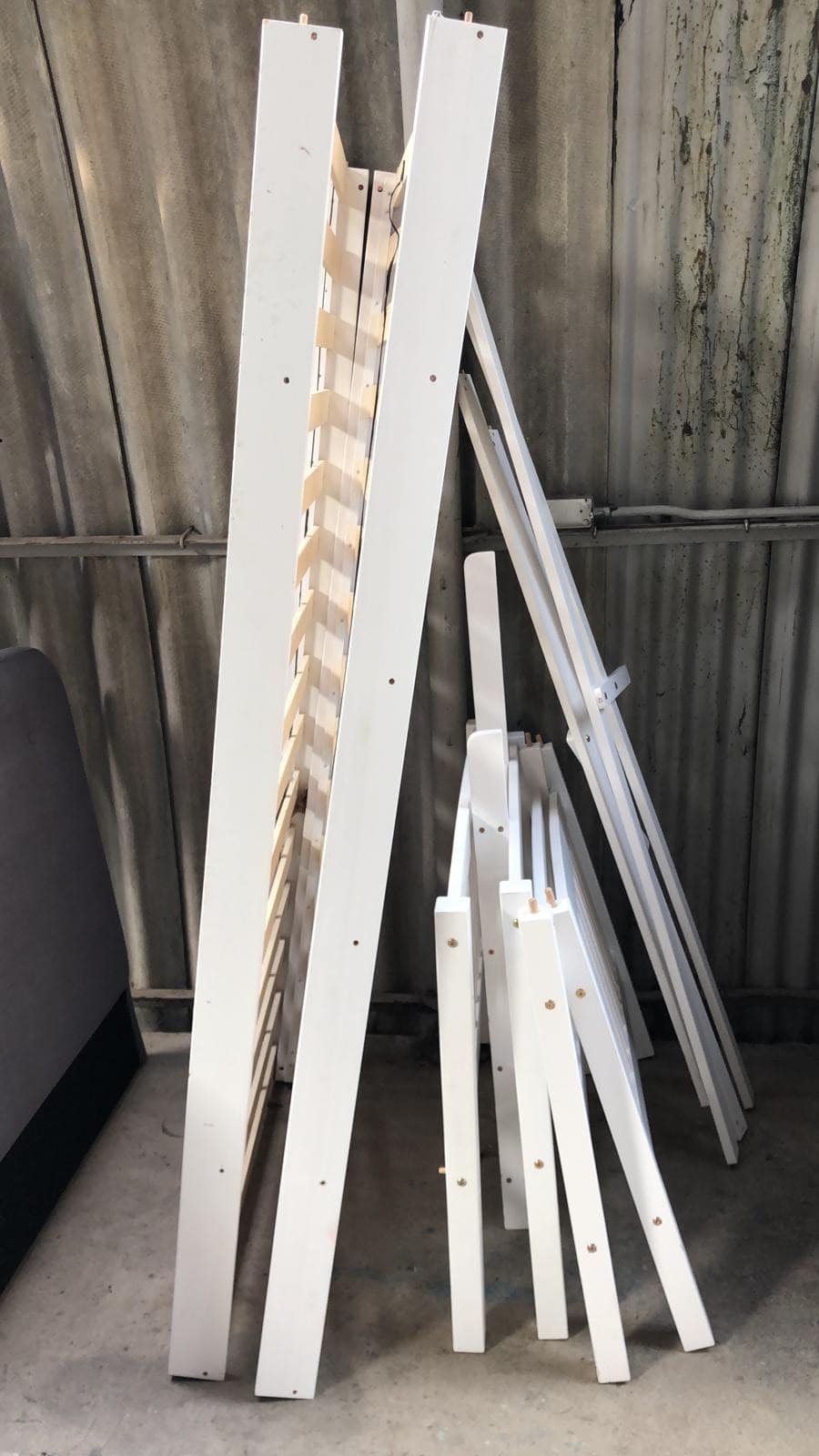 White Bunkbed