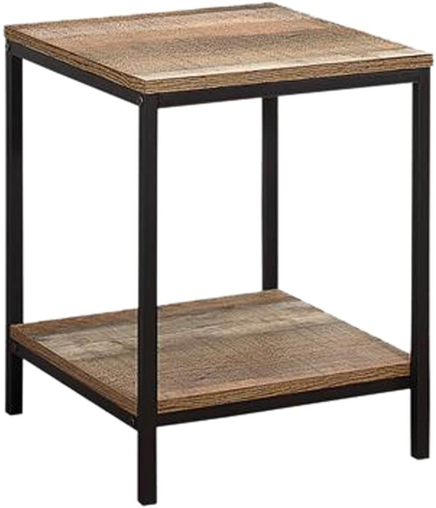 Birlea Urban Lamp Table, Wood, Rustic, 40x40x50.5cm