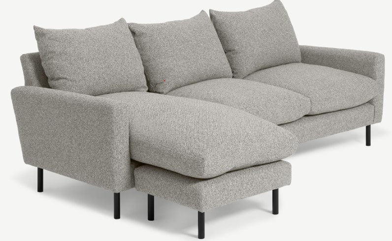 Russo Chaise End Sofa, 216x144x82cm