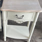 1 Drawer White Bedside Table, 50x35x70cm