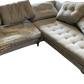 Grey right Hand Chaise Sofa