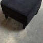 Black Ottoman, 36x50x50cm